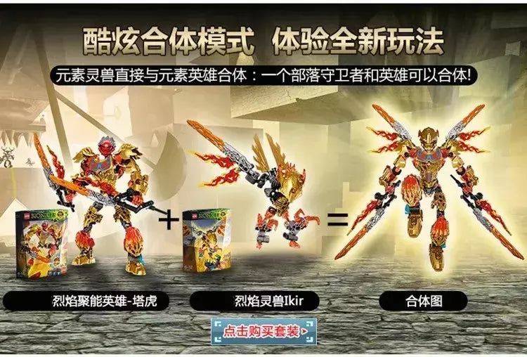 Bionicle Warriors Crânio Figuras de Ação Coleção Blocos de Construção Umarak Uxar Máscara Mestre Storm Beast Anime Tijolos Brinquedo Presentes para Crianças