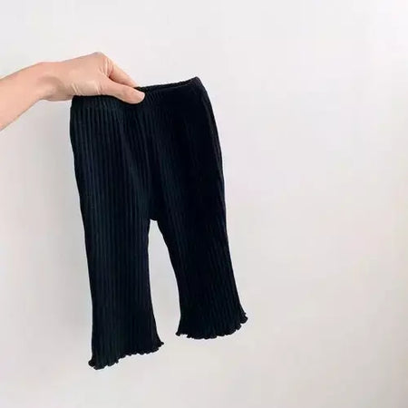 Calças de bebê verão calças finas recém-nascidos menino estiramento da criança meninos menina roupas cor sólida roupas infantis para crianças
