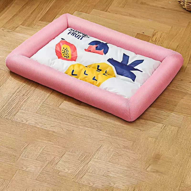 Madden verão resfriamento pet gato cama almofada de gelo cão dormir tapete quadrado para filhote de cachorro cães gatos canil para animais de estimação qualidade superior fresco frio