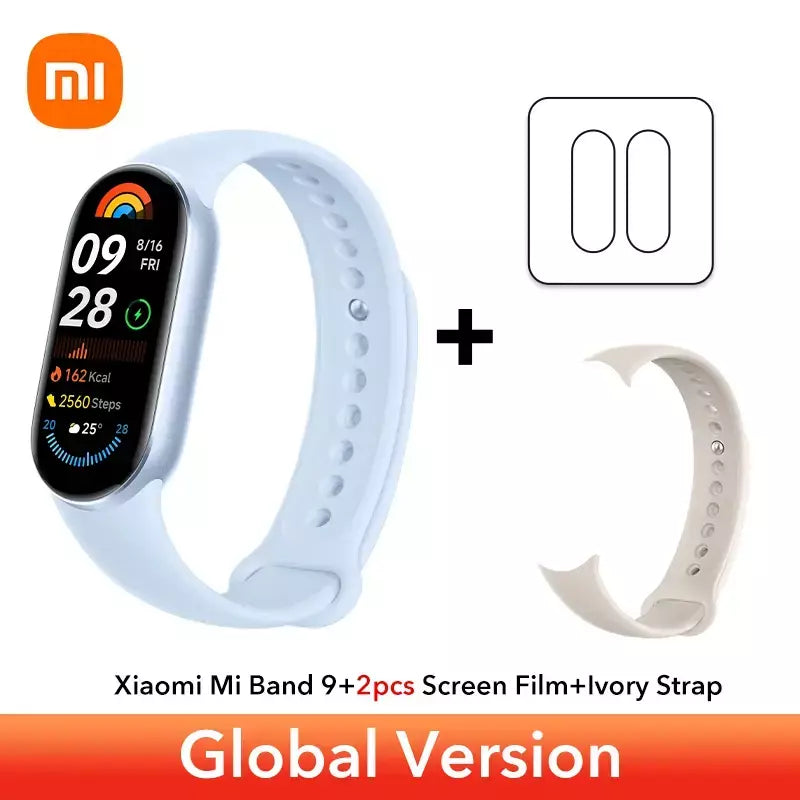 Versão global xiaomi banda inteligente 9 1.62 display amoled spo2 monitoramento 21 dias de vida útil da bateria mais de 150 modos esportivos smartband