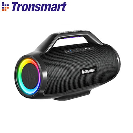 [do Brasil] caixa de som bluetooth Tronsmart Bang Max Alto-falante 130W com 3 Way Sistema de Som, 30h playtime, Sync Up 100 + alto-falantes, Controle APP