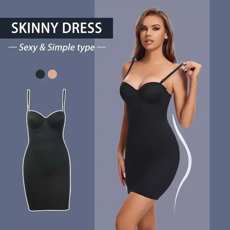 Wechery mulher roupas tubo de estiramento emagrecimento corpo shapewear controle deslizamento coxa comprimento roupa interior branco festa à noite vestidos midi