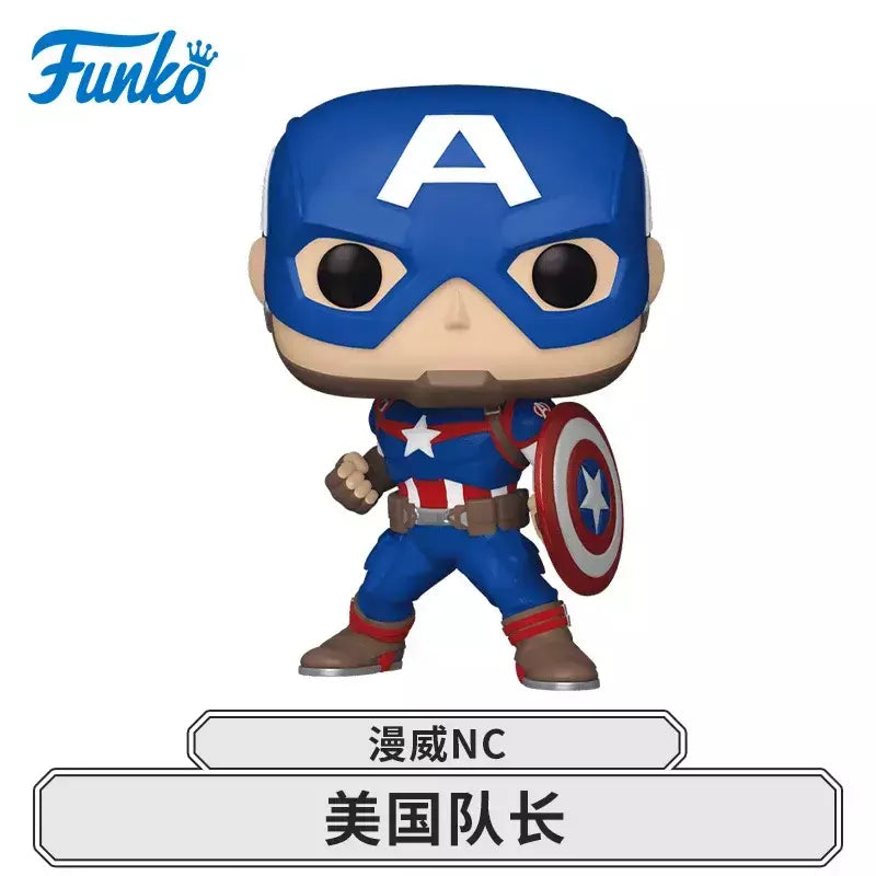 Funko pop original marvel capitão américa hulk homem-aranha myers norman osborn figura de ação brinquedos para meninos meninas crianças presente