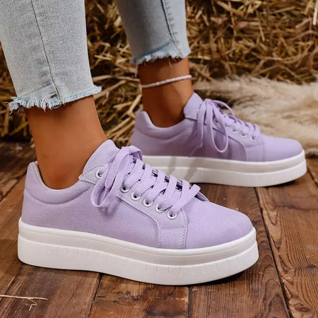 Mulheres tênis 2025 nova moda sapatos casuais femme verão designer tênis feminino rendas até plataforma tênis esporte sapatos femininos