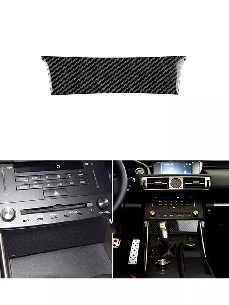 Material De Fibra De Carbono Adesivos, Auto Molduras Interiores, Tira Decorativa, Acessórios Do Carro, Lexus IS250 IS250C IS300 2014-2018