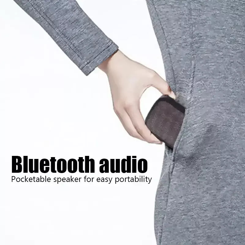 Mini tecido bluetooth alto-falante ao ar livre sem fio à prova dwireless água ao ar livre alta fidelidade 3d estéreo mp3 player suporte rádio fm cartão sd tf