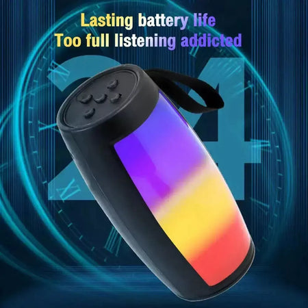 S12 Sem Fio Bluetooth Alto-falantes Potente Portátil Caixa De Som Subwoofer Car Audio Bass MP3 Player Sistema De Som Luzes LED