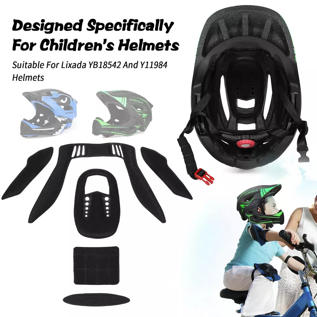 Capacete facial completo destacável para crianças, capacete de segurança esportivo para ciclismo, skate, patinação