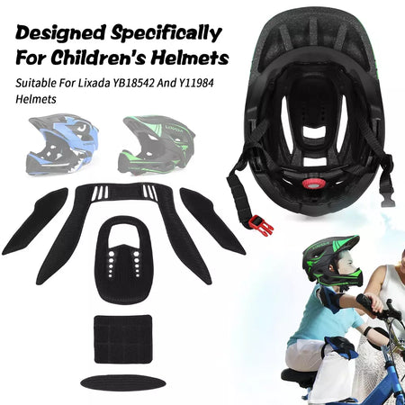 Capacete facial completo destacável para crianças, capacete de segurança esportivo para ciclismo, skate, patinação