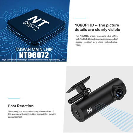 Dashcam para carro caixa preta gravadores de vídeo de condução 4k wifi mini câmera frontal traço cam 24h monitor estacionamento câmera gravação carro