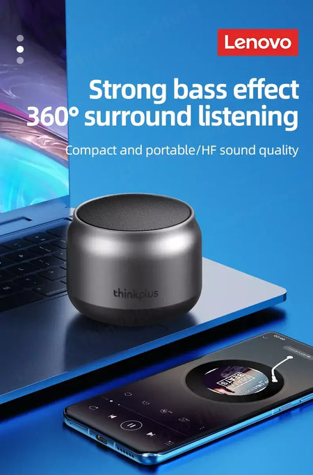 100% original lenovo k30 portátil de alta fidelidade bluetooth sem fio alto-falante à prova dwaterproof água usb ao ar livre música surround caixa baixo microfone