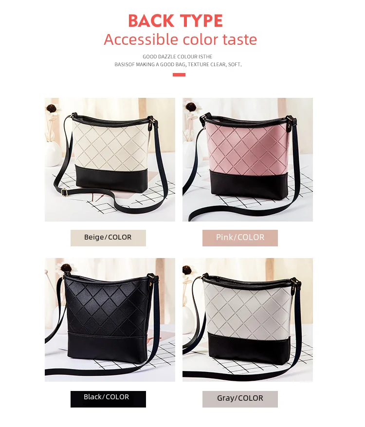 Bolsa de ombro única padrão floral para mulheres, Bolsa de balde pequena, Superfície macia, Material PU, Bolsa Crossbody elegante para senhoras