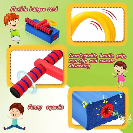 Sapo Jumping Sports Toy para Crianças, Crescer Mais Alto, Equilíbrio, Indoor e Outdoor, Equipamentos de Exercício, Saltando Som, Fitness, Meninos e Meninas
