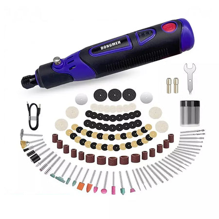Mini furadeira elétrica multifuncional, moedor de 3 velocidades, ferramenta elétrica usb com caneta de gravação e conjunto de acessórios, ferramenta rotativa diy para casa