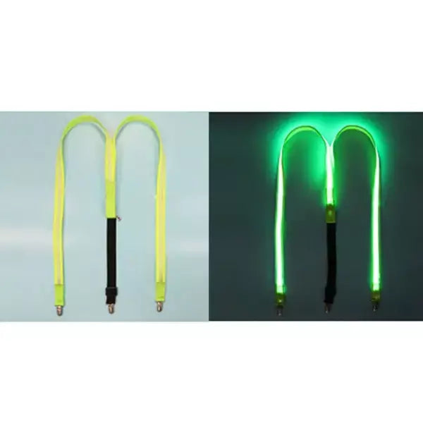 Suspensórios de led iluminados masculinos, gravata borboleta unissex, calças elásticas ajustáveis, suspensório iluminado com led para festival de música, festa de fantasia