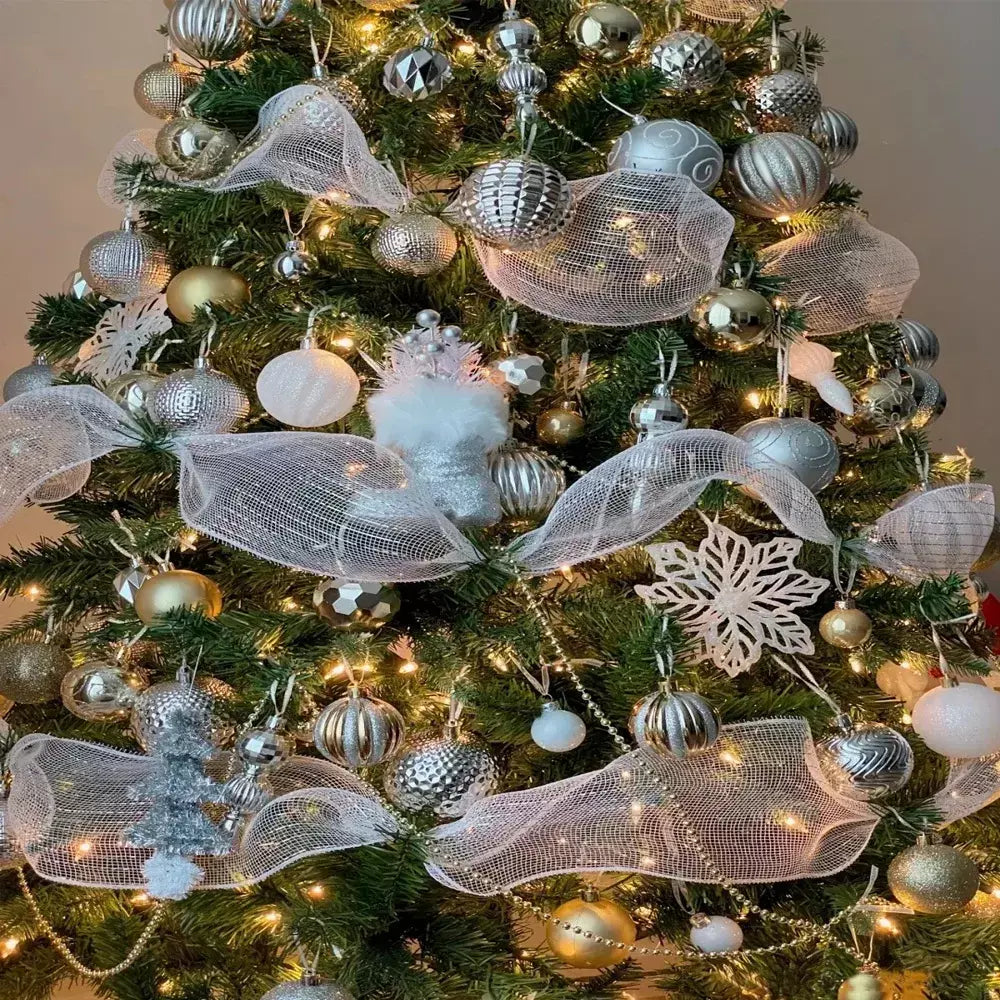 9m decoração de fita de natal pendurado árvore de natal ornamentos pendentes para decoração de casa navidad festa ano novo 2026 acessórios