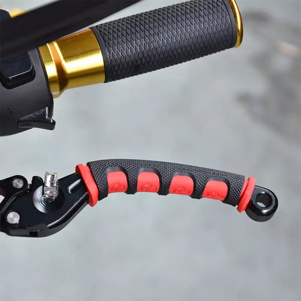 Acessórios da motocicleta macio anti-deslizamento alça de freio capa de silicone para gsxs 750 nicecnc suzuki gsxr vespa lx pcx 125 hyosung