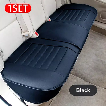 SEAMETAL Capa de assento de carro totalmente cercada, couro PU premium, protetor de assento automático, almofada anti-arranhões, tapete de proteção para cadeira