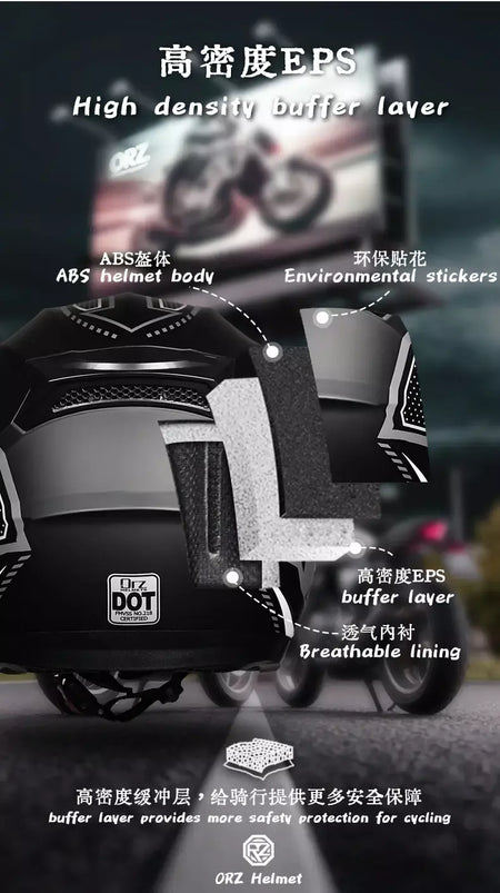 2025 mais recente capacete da motocicleta de alta qualidade metade cobrindo lente dupla cascos para motos masculino feminino casal capacetes de moto