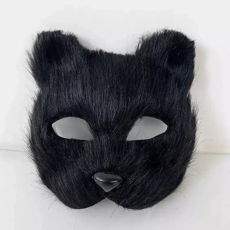 Máscara animal tigre leão traje palco desempenho adereços cosplay acessórios de fantasia de halloween adicionar mistério