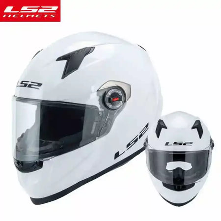 Ls2 rosto cheio capacete da motocicleta das mulheres dos homens capacete de motocross de alta resistência abs escudo 3c aprovado acessórios da motocicleta ff358