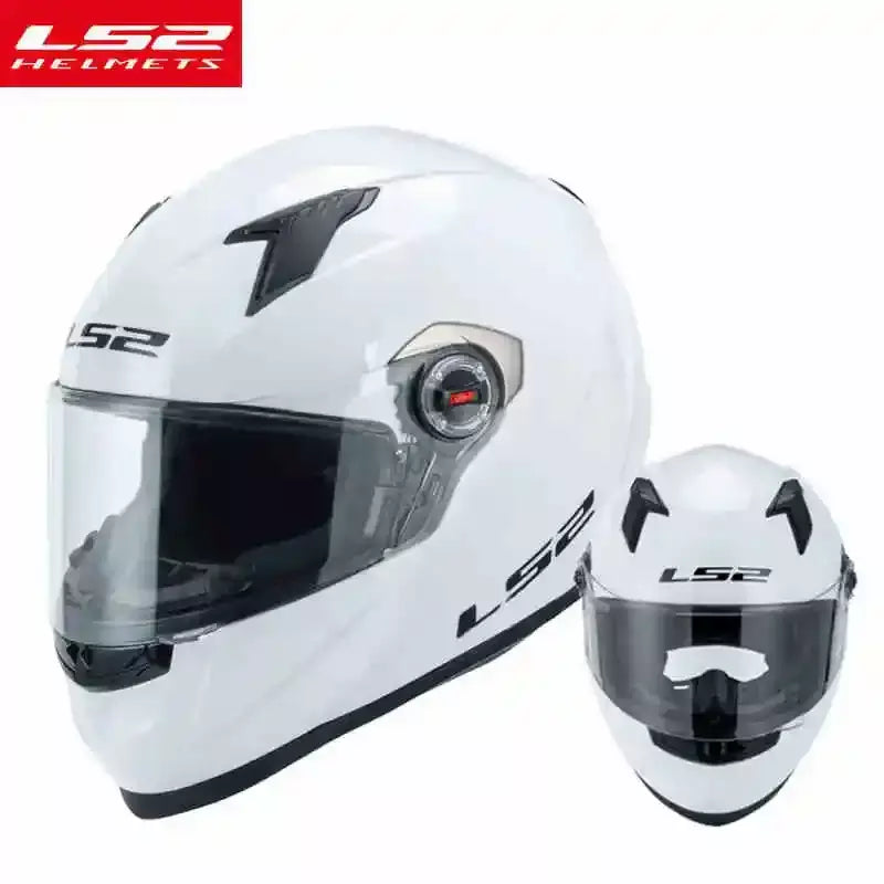 Ls2 rosto cheio capacete da motocicleta das mulheres dos homens capacete de motocross de alta resistência abs escudo 3c aprovado acessórios da motocicleta ff358