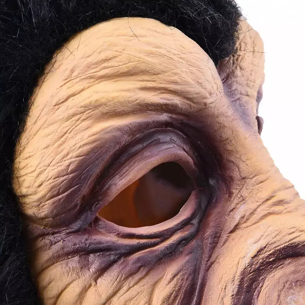 Novo macaco gorila máscaras de halloween adulto rosto cheio máscara engraçada látex festa de halloween cosplay traje masquerade máscaras realistas