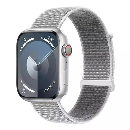 Pulseira de Nylon Respirável para Apple Watch, Alça de Substituição, Ultra 2 1, 49mm, Série 9, 8, 7, 6, 5, 4, 3, SE, 44mm, 45mm, 41 milímetros, 44 milímetros