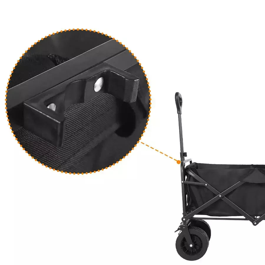 Grande capacidade de peso carrinho resistente dobrável vagão de praia com grandes rodas todo-o-terreno equipamentos de acampamento ao ar livre