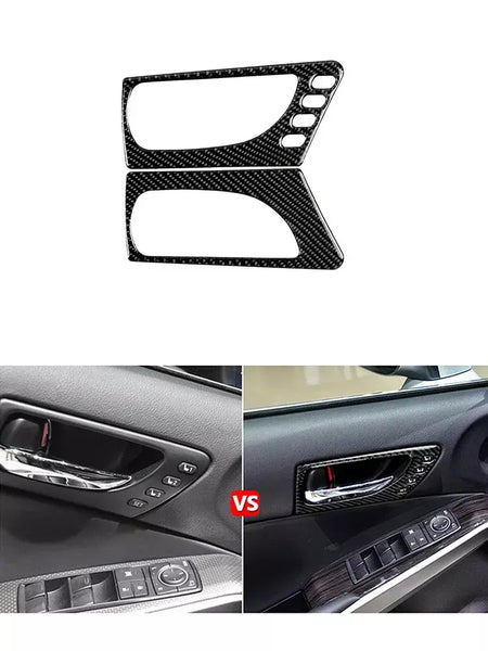 Material De Fibra De Carbono Adesivos, Auto Molduras Interiores, Tira Decorativa, Acessórios Do Carro, Lexus IS250 IS250C IS300 2014-2018