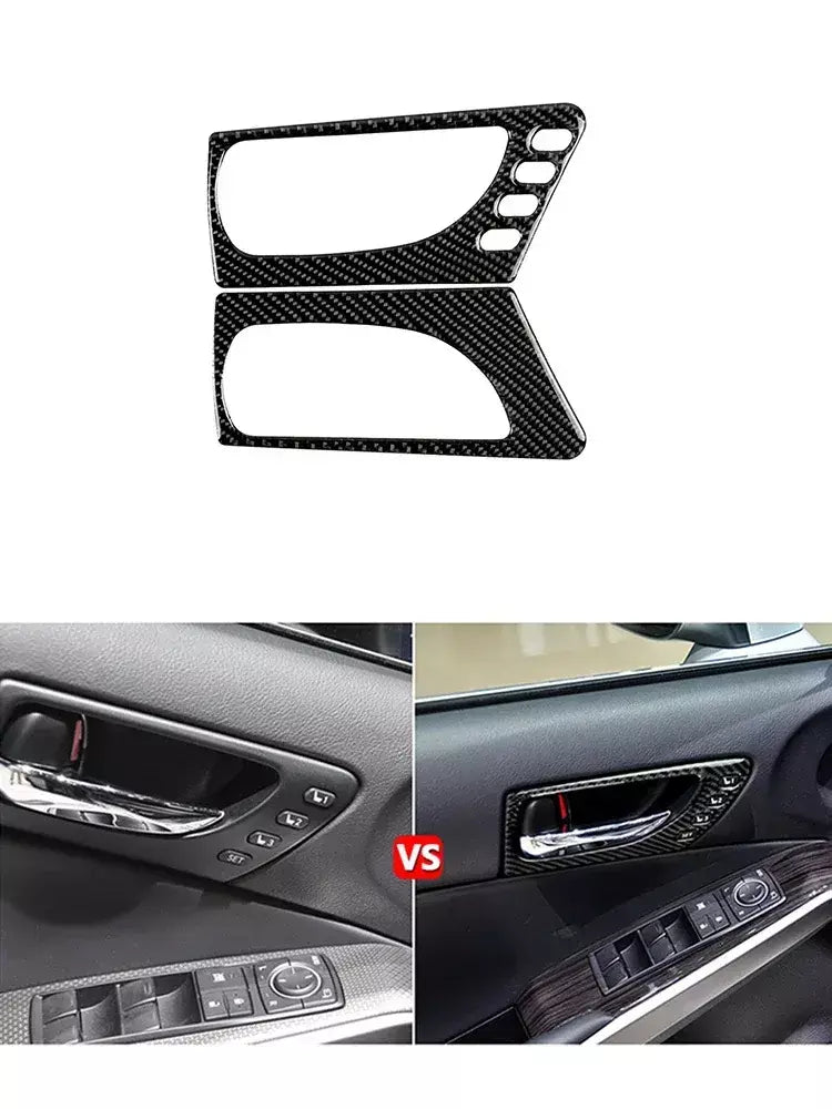Material De Fibra De Carbono Adesivos, Auto Molduras Interiores, Tira Decorativa, Acessórios Do Carro, Lexus IS250 IS250C IS300 2014-2018