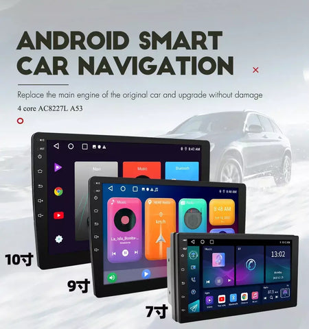 Essgoo rádio do carro android 14 carplay vídeo multimídia automático 7/9/10 ''estéreo universal para volkswagen nissan hyundai kia toyota
