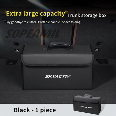Caixa organizadora de porta-malas de carro, caixa traseira, armazenamento de arrumação, para mazda 3 6 skyactiv atenza cx30 cx60 cx70 cx3 cx5 cx9 mx5 bt50 bl