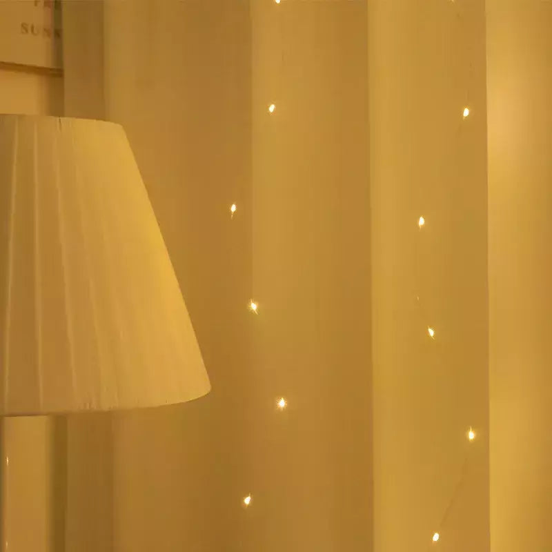 6x3m/3x3m grinalda na cortina festão de alimentação usb (com controle remoto) guirlanda de ano novo luzes led decoração de natal