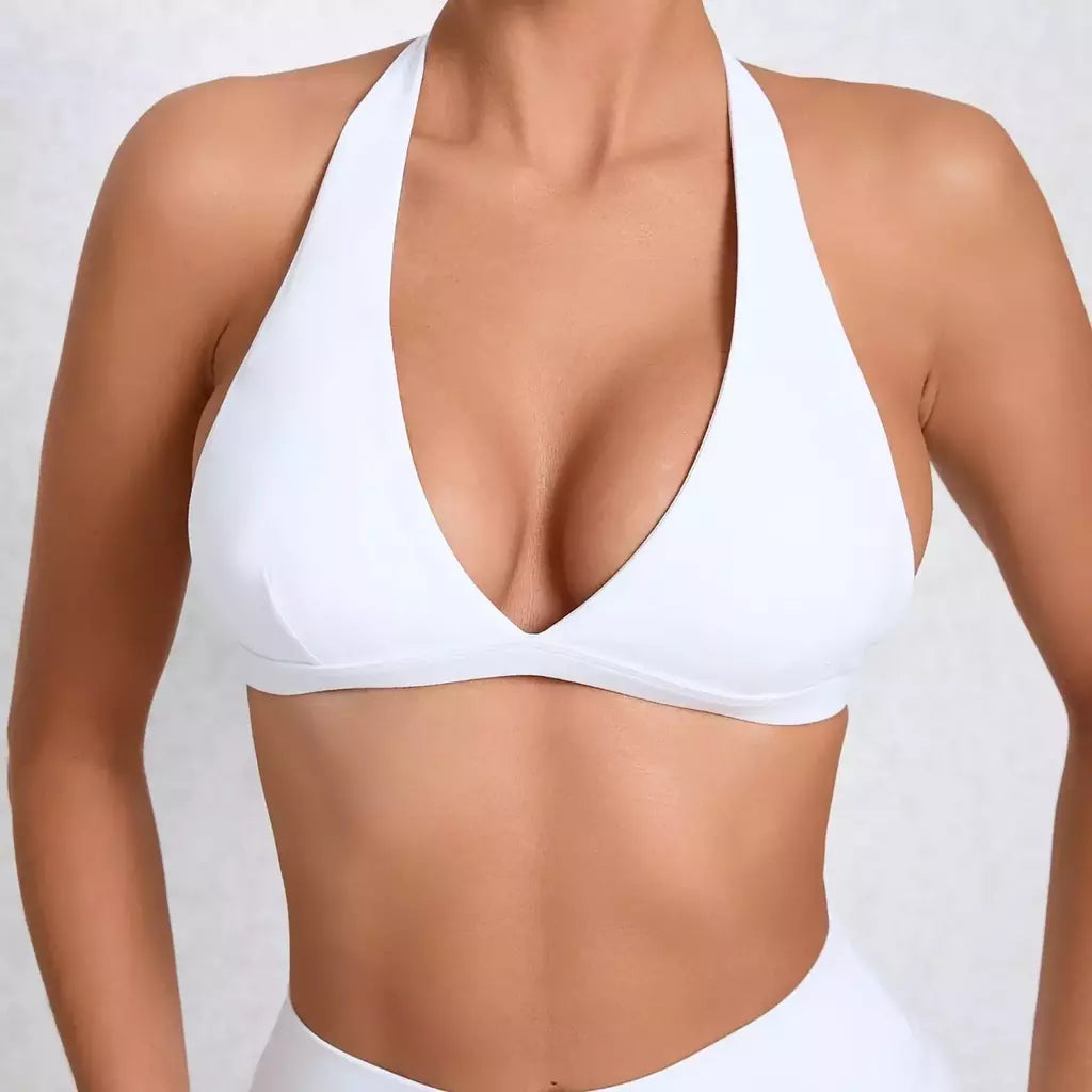 Esportes Push Up Bra para Mulheres, Top Esportivo, Roupas Fitness, Roupas de Yoga, Branco, Preto, Azul, Café, XS, 2022