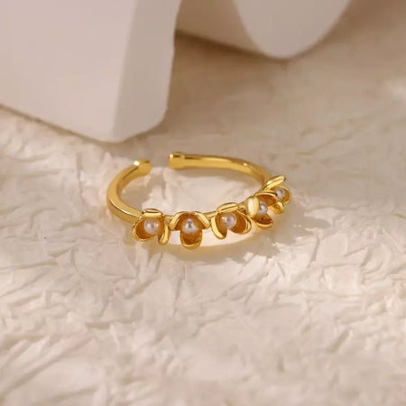 Anéis geométricos de zircônia de aço inoxidável para mulheres luxo mau olhado cor dourada ajustável na moda casamento estética jewerly presente