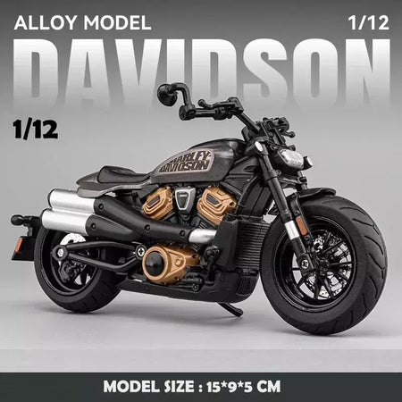 1/12 harley davidson sportster s moto liga modelo diecast corrida motocicleta brinquedo crianças presente coleção em miniatura voiture