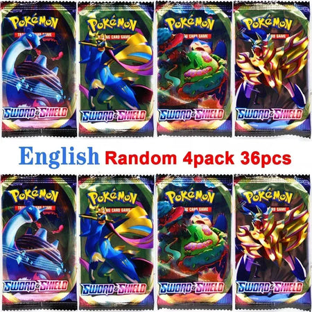 Novo 36/40 pçs caixa pokemon cartão escarlate & violeta evoluções prismáticas inglês impulsionador batalha carte negociação cartões de coleção presentes