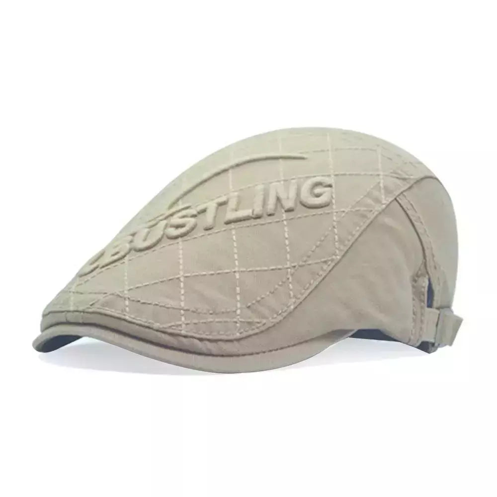 Chapéu de boina de algodão masculino, boina casual respirável de jornaleiro, boina de taxista, primavera, verão, outono