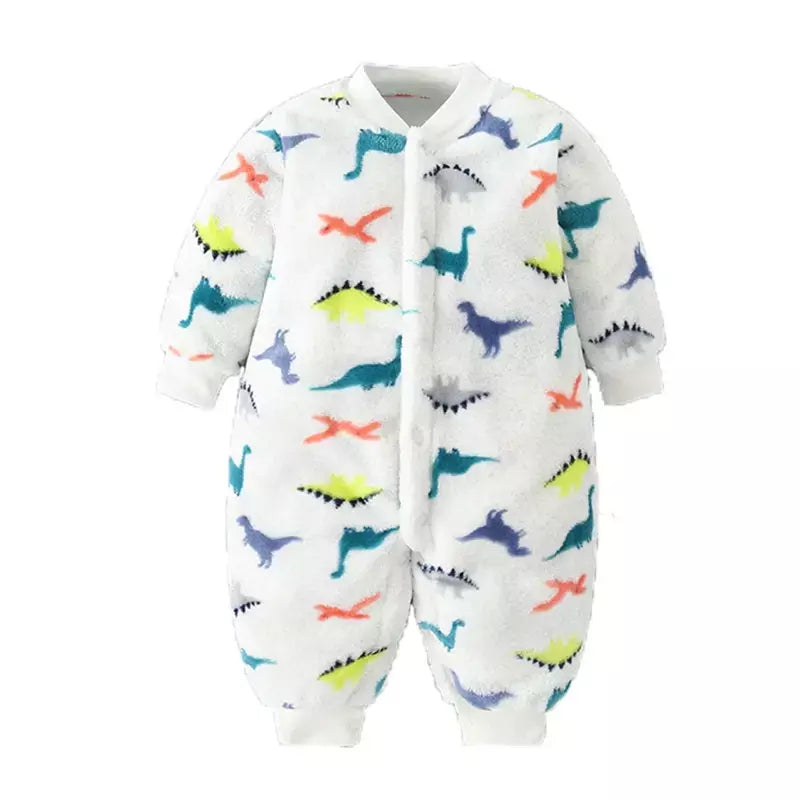 Bebê recém-nascido primavera inverno roupas jaqueta infantil para meninas macacão para meninos flanela macia bebe macacão roupas de bebê 0-18 meses