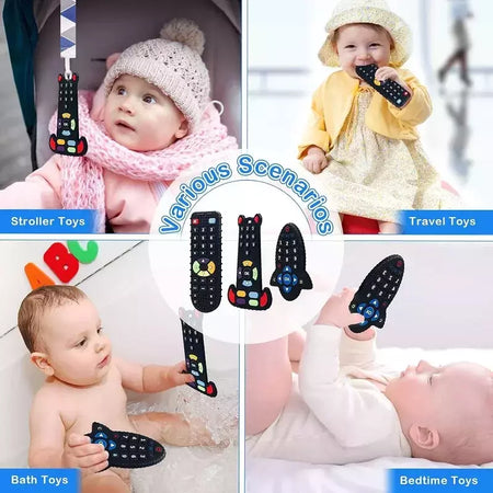 Bebê dentição brinquedos silicone mordedor mordedor mordedores para desenvolvimento de bebês chocalho bebê recém-nascido infantil sensorial brinquedos do bebê 0-3-6-12 m