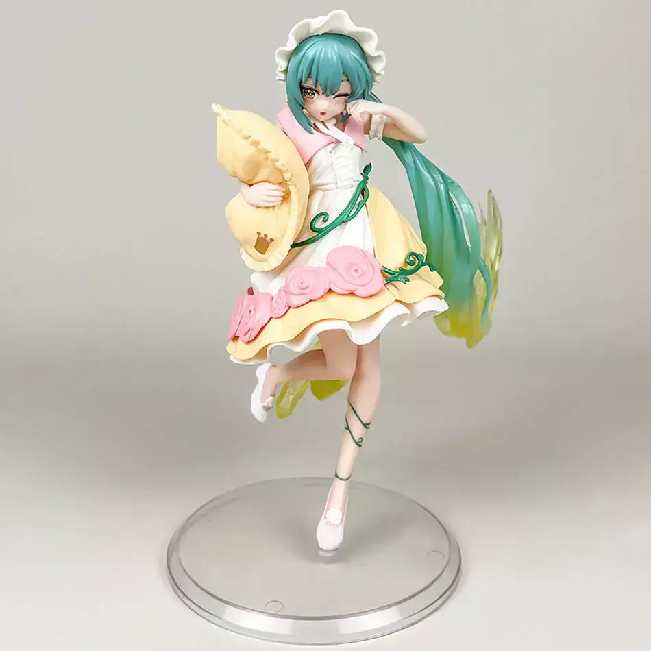 20cm anime hatsune miku x cinnamoroll figura anime periférico modelos colecionáveis decorações decorativas crianças presente kawaii