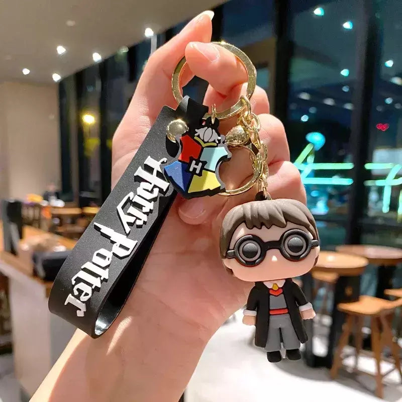 Harried potter chaveiros hermione ron voldemort boneca chaveiro filme periféricos bonito chaves do carro chaveiro brinquedos para casais crianças