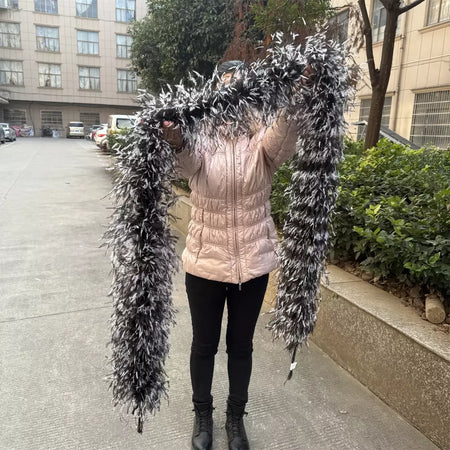 Boa de penas de avestruz arco-íris, 6/10/20 camadas, acessórios de festa fofos para mulheres, halloween, carnaval, cosplay, decoração de casamento, fantasia diy