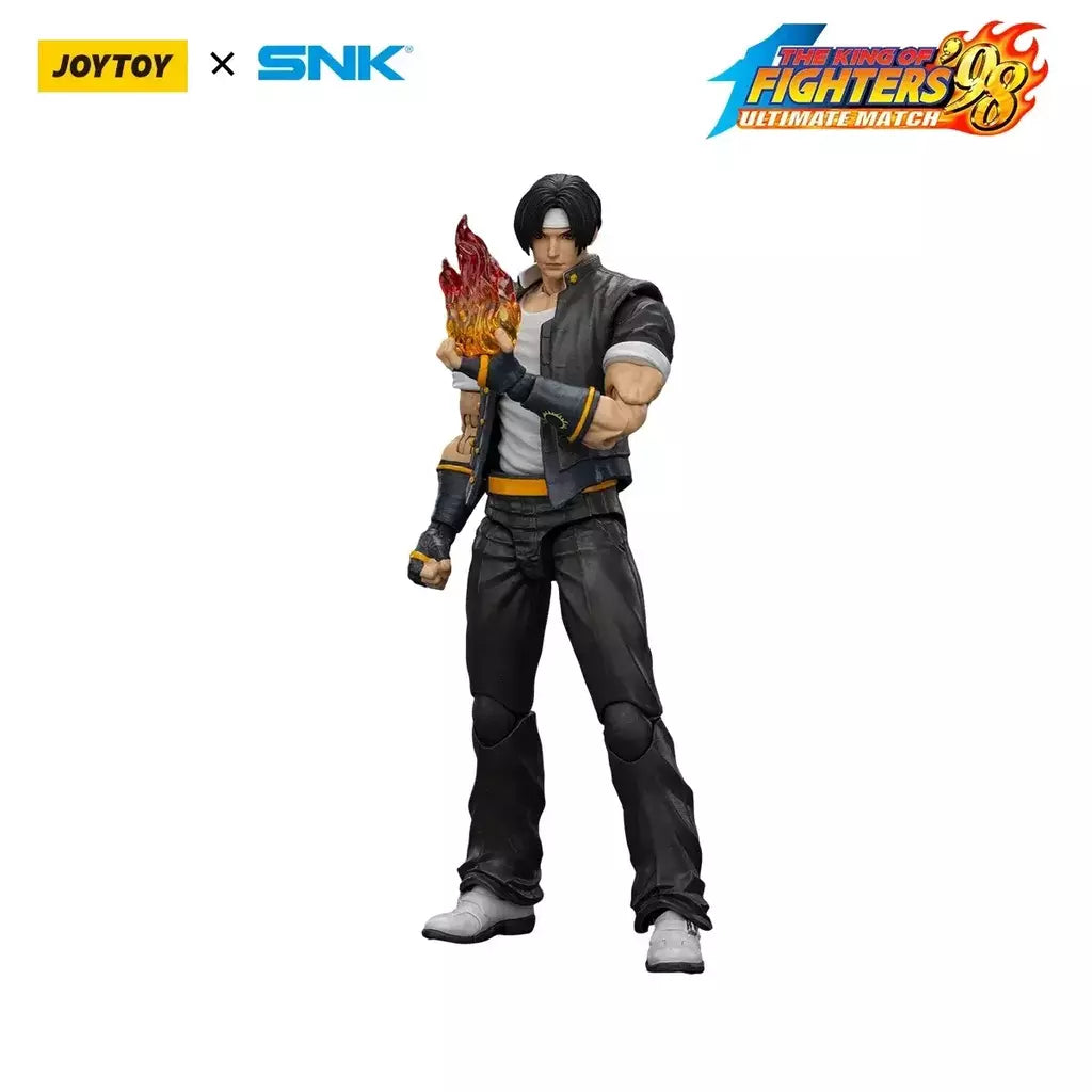 Joyotoy original rei dos lutadores 98um figura de ação kof 98um ikari guerreiros equipe herói 1/18 jogo estatueta modelo brinquedos personalizados