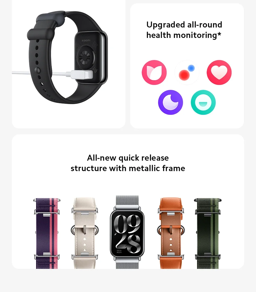 Versão global xiaomi mi band 8 pro pulseira inteligente 5atm à prova dwaterproof água 150 modos esportivos 1.74 "tela amoled gps oxigênio no sangue