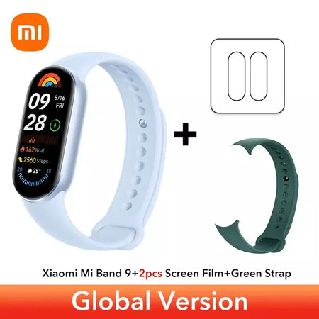 Versão global xiaomi banda inteligente 9 1.62 display amoled spo2 monitoramento 21 dias de vida útil da bateria mais de 150 modos esportivos smartband