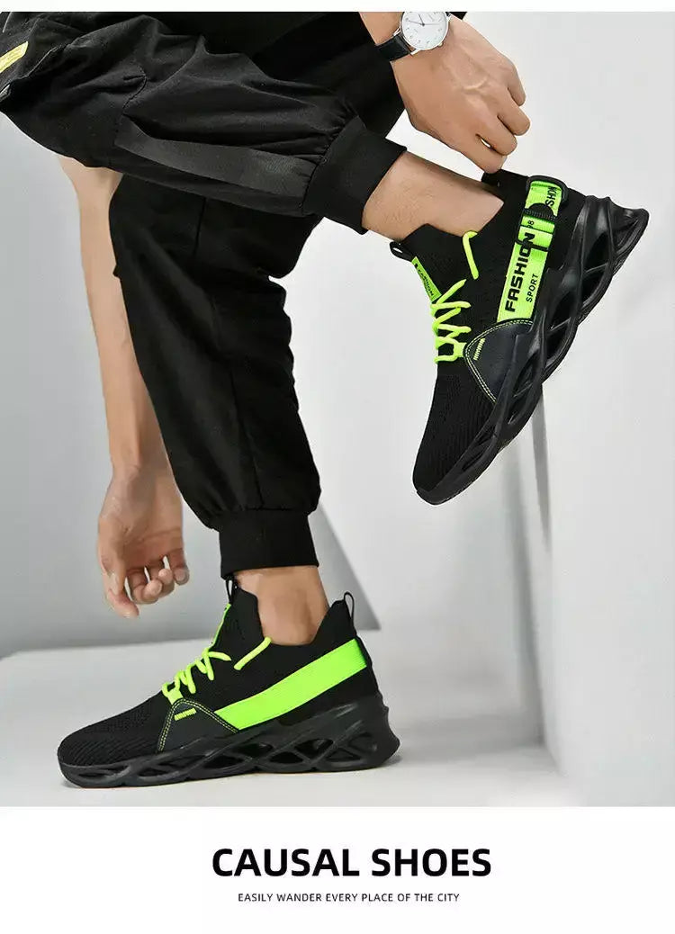 Venda quente moda roxo tênis casuais das mulheres dos homens lâmina tênis de corrida tamanho grande 48 luz respirável sapatos esportivos masculino malha tênis