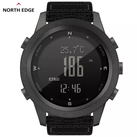 North edge APACHE-46 relógio digital masculino esportes ao ar livre correndo natação esporte ao ar livre relógios altímetro barômetro bússola wr50m