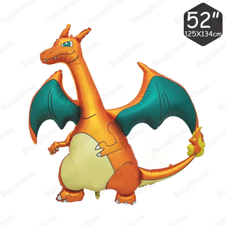3d pokemon balão crianças feliz aniversário festa decoração pikachu fogo-respiração dragão mew anime figura balões brinquedo presente